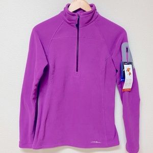 BNWT Eddie Bauer Polartec Half Zip Fleece SM